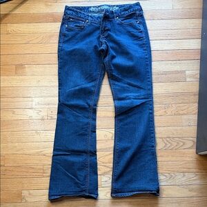 Express Dark Blue Women's Boot Cut Jeans